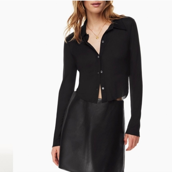 Wilfred Pose Waist Longsleeve Black -S - Picture 1 of 11